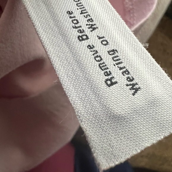 J.Crew pale pink Ruffle Sleeve Boxy Top. Size S..100% cotton. - Picture 8 of 10